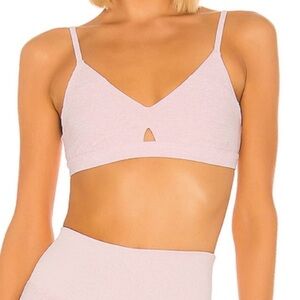 Alo yoga alosoft bra in pink heather